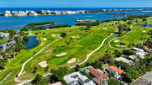 621 N Ocean Breeze, Lake Worth Beach, FL 33460 - aerial view featuring a water view and golf course view