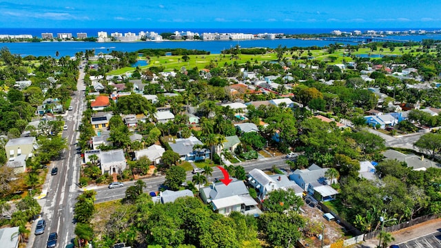 621 N Ocean Breeze, Lake Worth Beach, FL 33460 - aerial view with a water view and a residential view