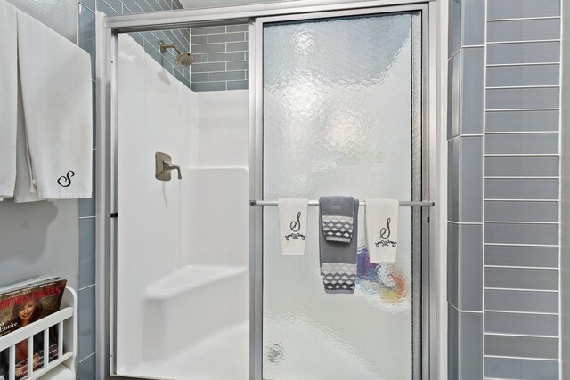 6045 Whipoorwill Ln, Fort Pierce, FL 34987 - bathroom with a stall shower