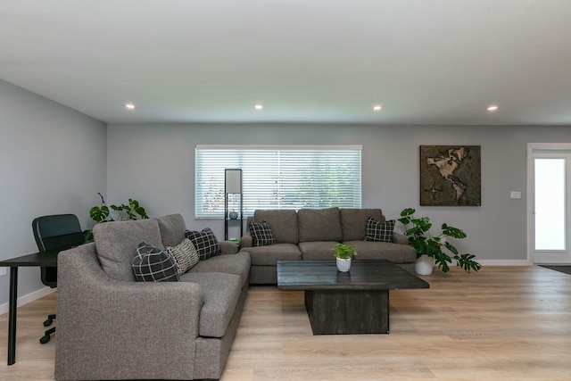 8421 NW 24th St, Sunrise, FL 33322 - living area featuring recessed lighting and a healthy amount of sunlight