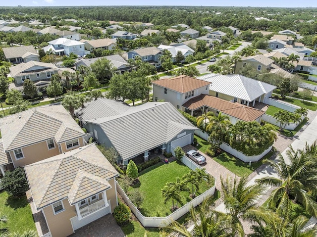 1345 Bourne Dr, Jupiter, FL 33458 - bird's eye view featuring a residential view