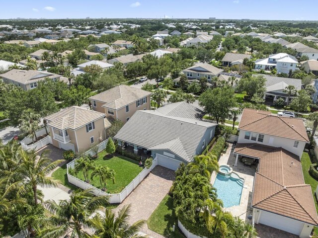 1345 Bourne Dr, Jupiter, FL 33458 - birds eye view of property featuring a residential view