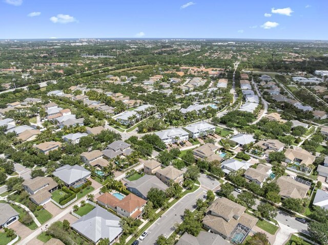 1345 Bourne Dr, Jupiter, FL 33458 - bird's eye view with a residential view