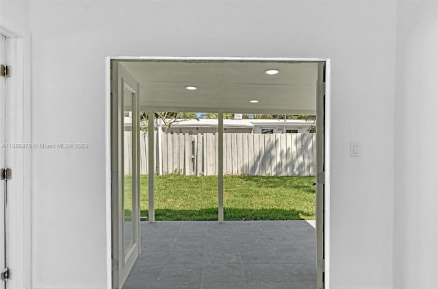 view of doorway