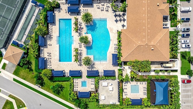 drone / aerial view