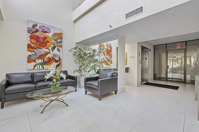 lobby with visible vents