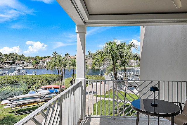 621 Bay Colony Drive S & Slip 13, Juno Beach, FL 33408 - balcony with a water view