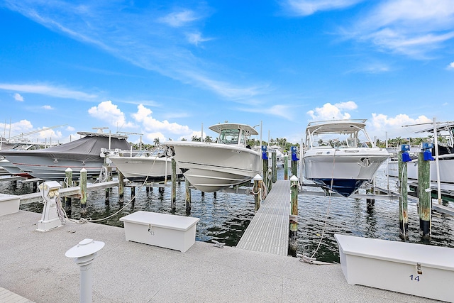 621 Bay Colony Drive S & Slip 13, Juno Beach, FL 33408 - dock with boat lift and a water view