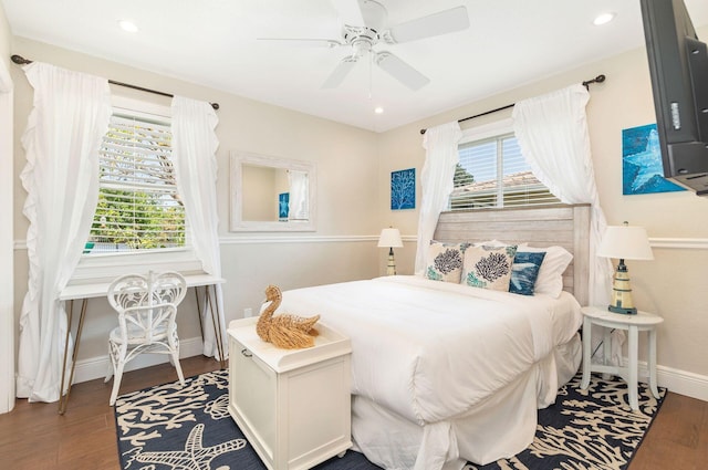 interior space featuring wood finished floors and baseboards