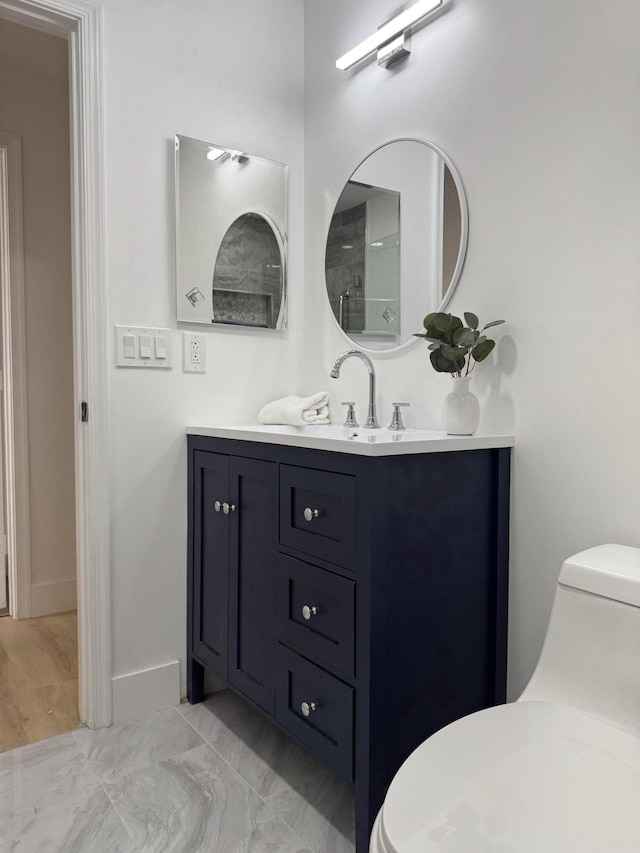 6092 Caladium Rd, Delray Beach, FL 33484 - bathroom with vanity and toilet