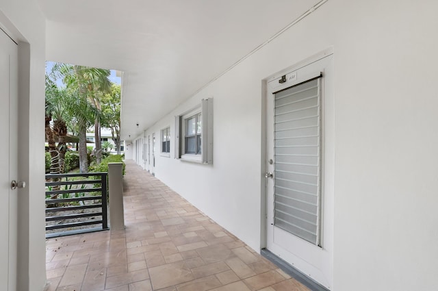 exterior space with stucco siding