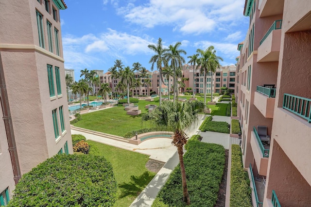 view of property's community