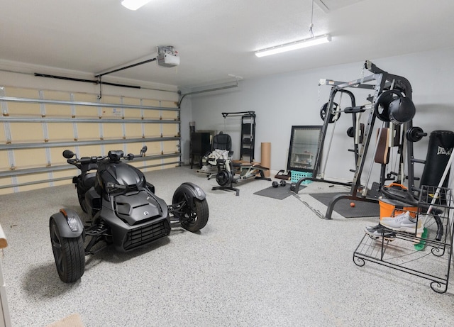 5740 Teakwood Rd, Lake Worth, FL 33467 - garage featuring a garage door opener