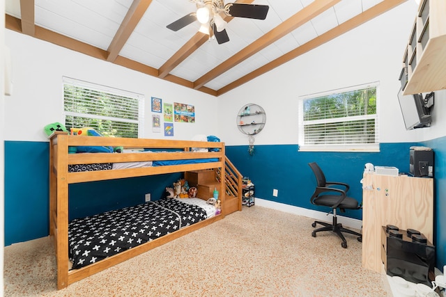 2869 SW 13th Ct, Fort Lauderdale, FL 33312 - bedroom featuring multiple windows, baseboards, and a ceiling fan