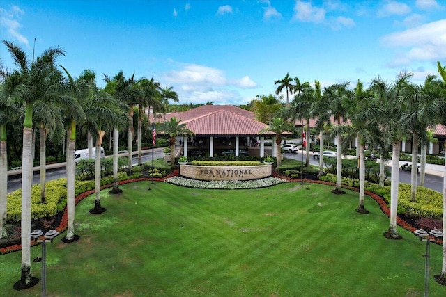 view of community