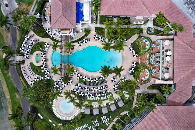 drone / aerial view