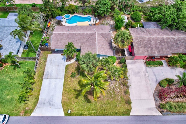1505 Kingsley Rd, Jupiter, FL 33469 - aerial view of property and surrounding area with a pool area