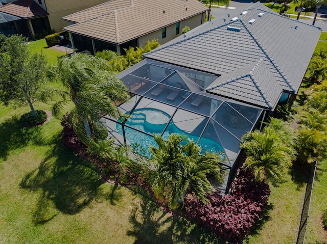 348 SE Courances Dr, Port Saint Lucie, FL 34984 - view of subject property featuring a pool area