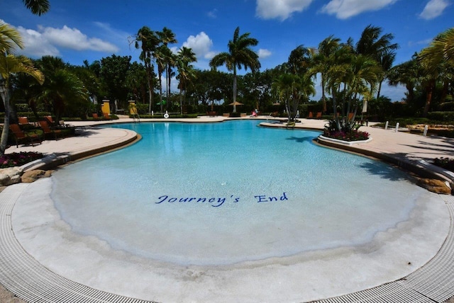 community pool featuring a patio