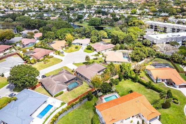 21786 Banyanwood Rd, Boca Raton, FL 33433 - bird's eye view with a residential view and a water view