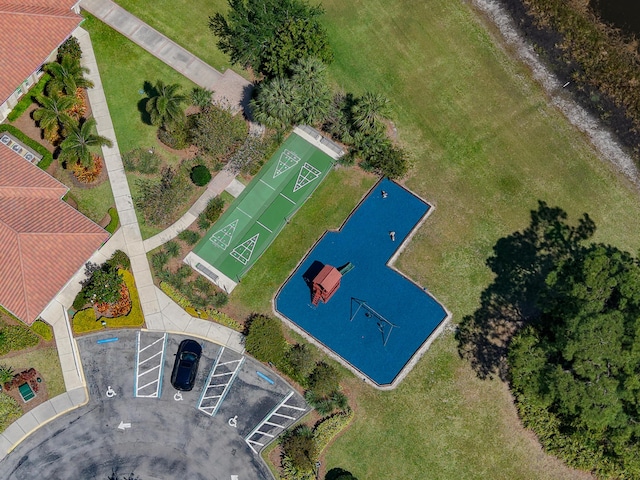 drone / aerial view