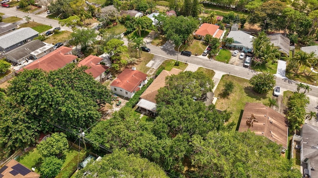 aerial view featuring a residential view