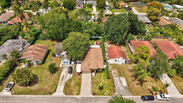 birds eye view of property featuring a residential view