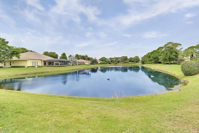 property view of water