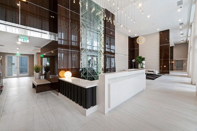 lobby with visible vents