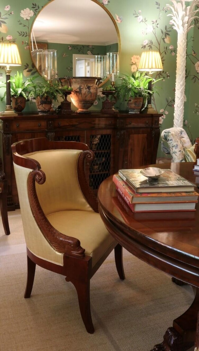 434 Chilean Ave Unit 2B, Palm Beach, FL 33480 - interior space with light carpet