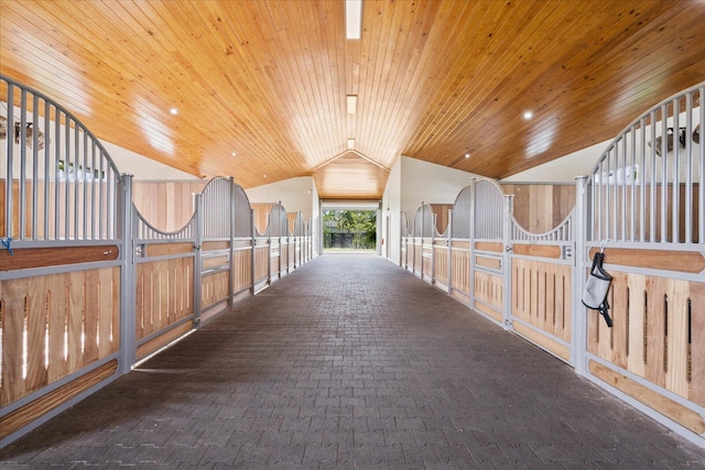 view of stable