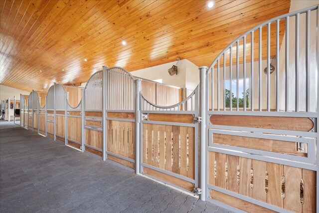 view of stable