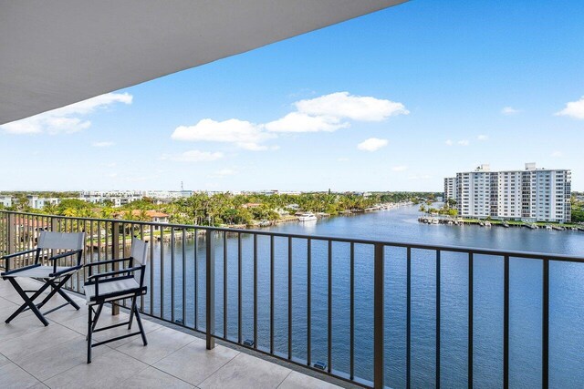 400 Seasage Dr Unit 804, Delray Beach, FL 33483 - balcony featuring a water view