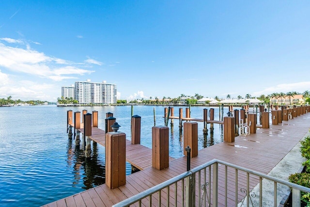 400 Seasage Dr Unit 804, Delray Beach, FL 33483 - dock area featuring a water view
