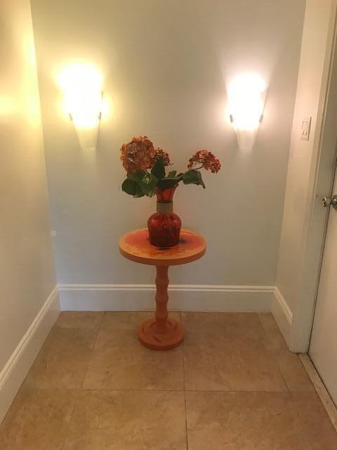 interior details with baseboards