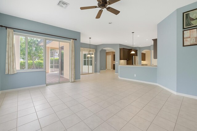 21504 Halstead Dr, Boca Raton, FL 33428 - empty room featuring a ceiling fan and baseboards