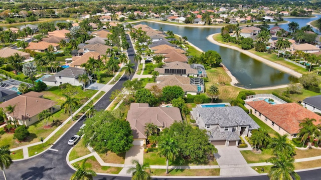 21504 Halstead Dr, Boca Raton, FL 33428 - aerial view of residential area featuring a nearby body of water