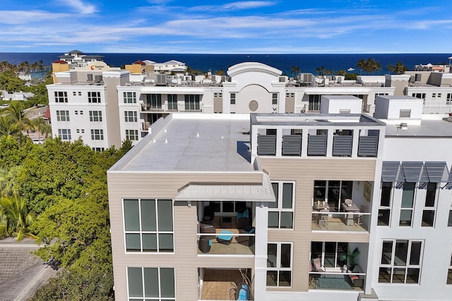 view of property featuring a water view