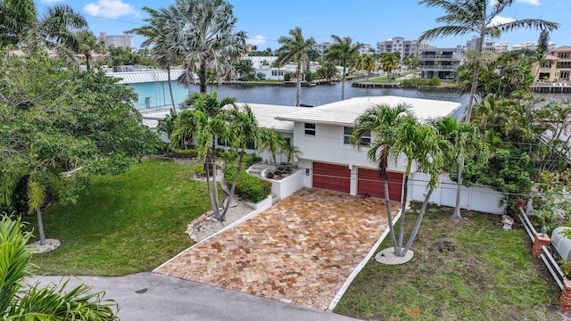 442 SE 17th Ter, Deerfield Beach, FL 33441 - aerial view with a water view
