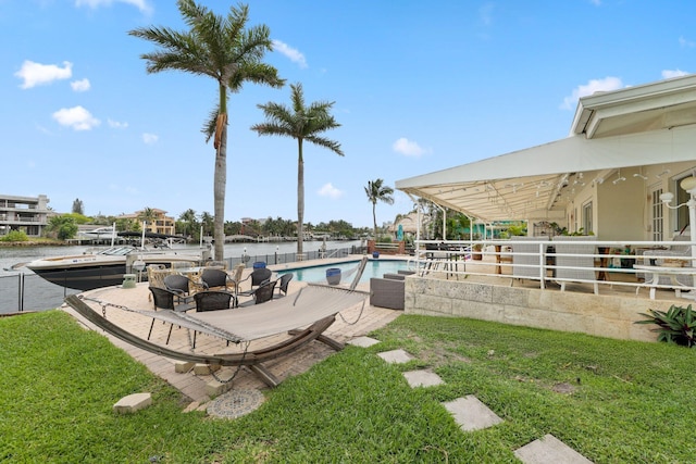 442 SE 17th Ter, Deerfield Beach, FL 33441 - pool with a yard, fence, and a patio