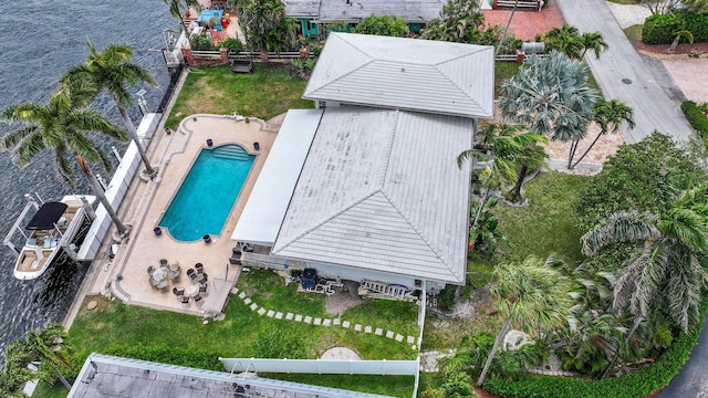 442 SE 17th Ter, Deerfield Beach, FL 33441 - aerial view with a water view