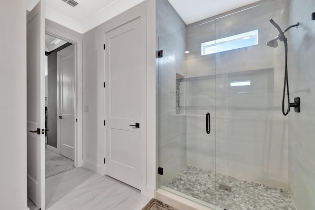 6449 NW Castlebrook Ave, Port Saint Lucie, FL 34983 - bathroom featuring a stall shower