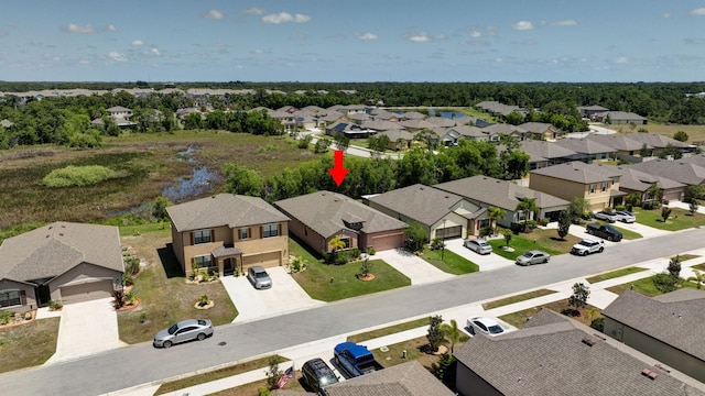 6449 NW Castlebrook Ave, Port Saint Lucie, FL 34983 - birds eye view of property with a residential view