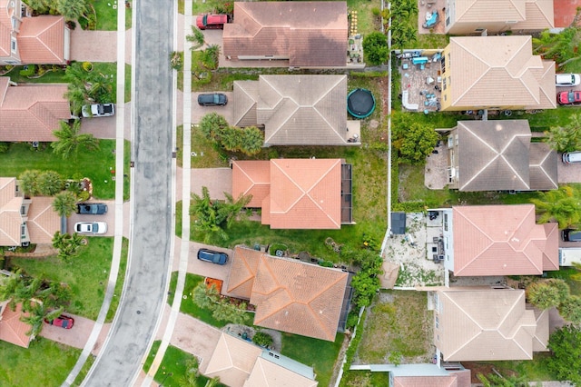 drone / aerial view featuring a residential view
