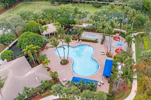 aerial view