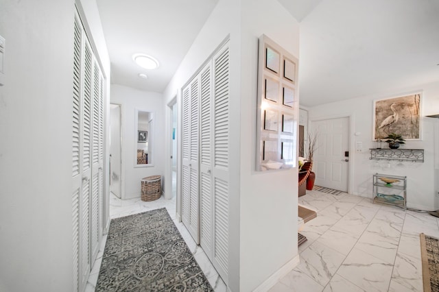 155 N Riomar Dr N, Port Saint Lucie, FL 34952 - hall with marble finish floor