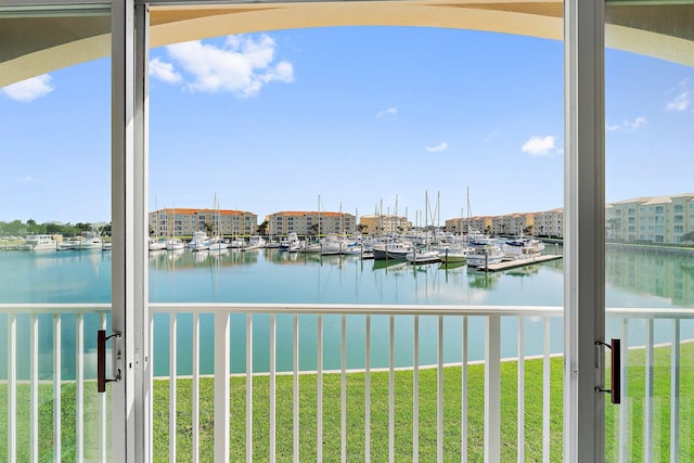 property view of water