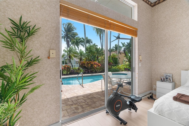 19699 Dinner Key Dr, Boca Raton, FL 33498 - exterior space with wood finished floors and access to exterior