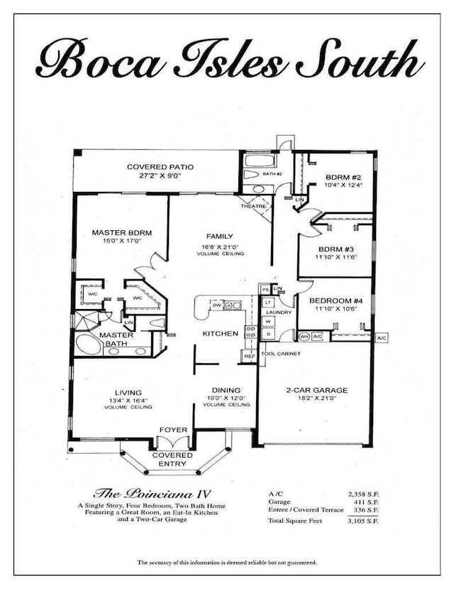 19699 Dinner Key Dr, Boca Raton, FL 33498 - floor plan