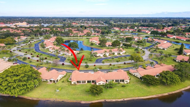8326 Mooring Cir, Boynton Beach, FL 33472 - view of property location featuring a large body of water and nearby suburban area